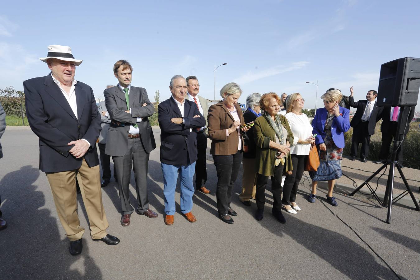 Inauguración de la calle Alfredo Liñero, en Gijón