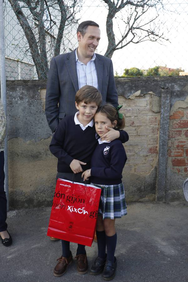 Inauguración de la calle Alfredo Liñero, en Gijón