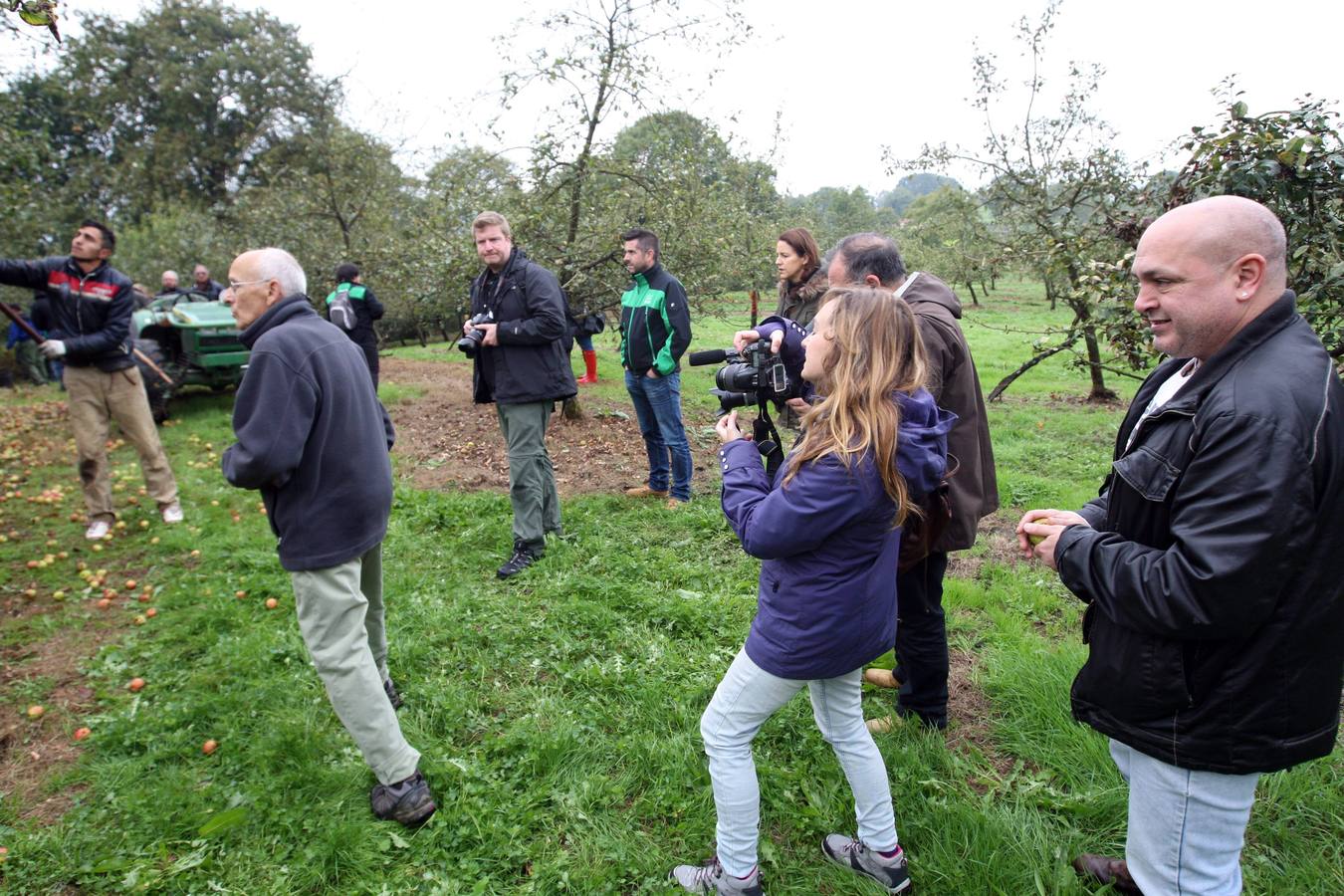 Los lagares asturianos, en plena elaboración de la sidra