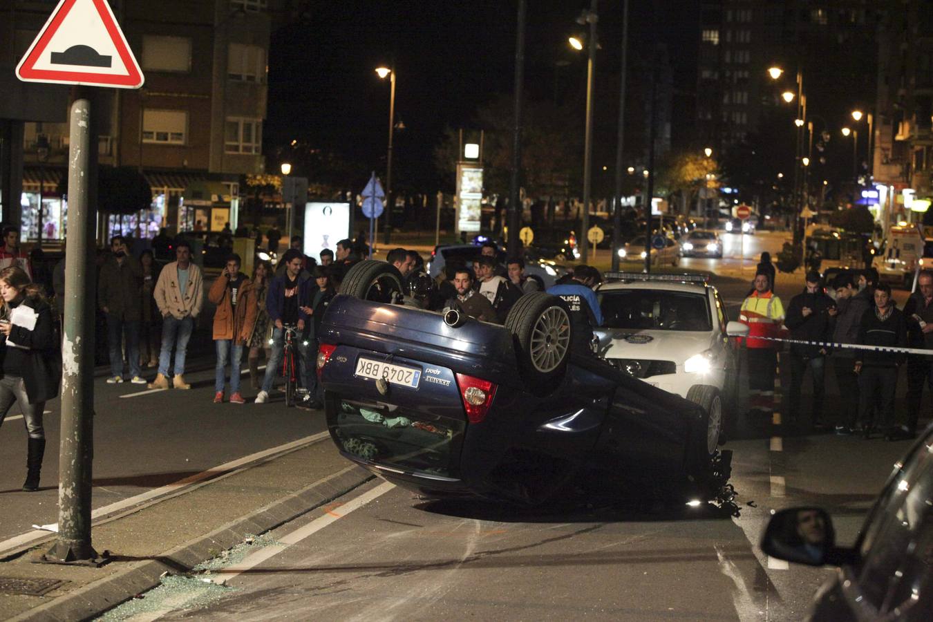 Espectacular accidente en la avenida San Agustín