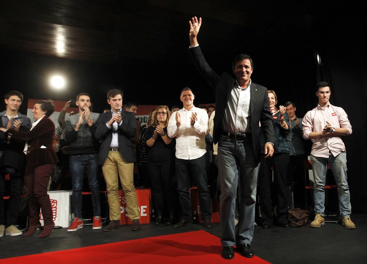 El inicio de la precampaña del PSOE en Asturias, en imágenes