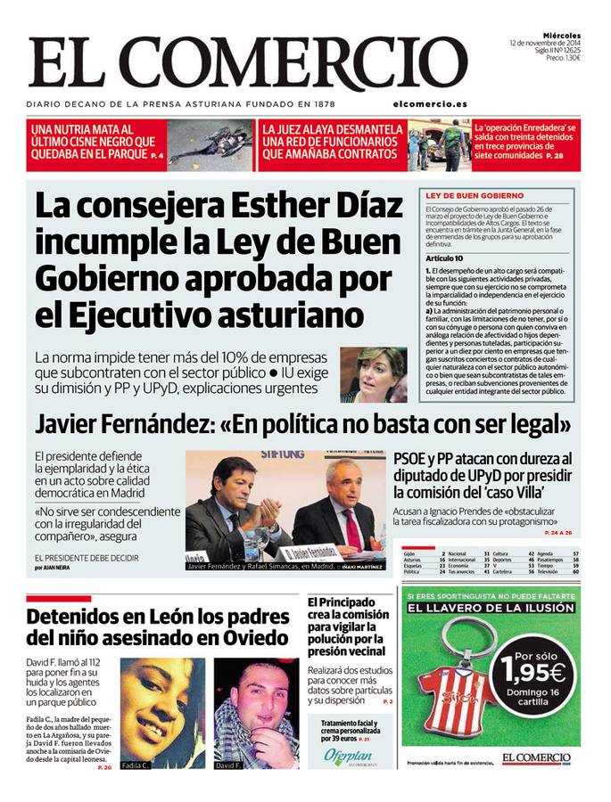 Nueve portadas que explican la dimisión de Esther Díaz