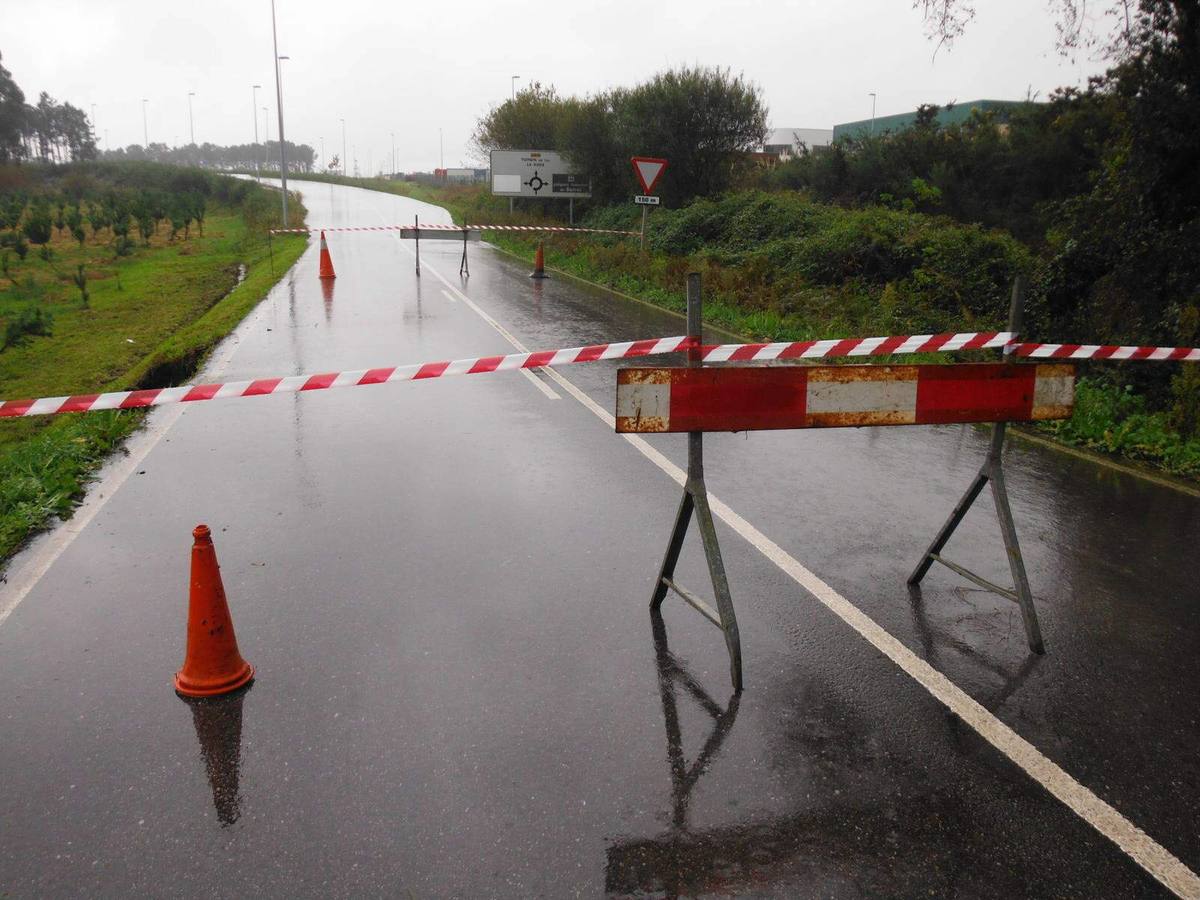 Los daños de las lluvias en el Occidente asturiano