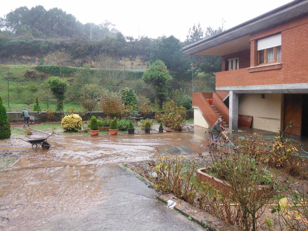 Los daños de las lluvias en el Occidente asturiano