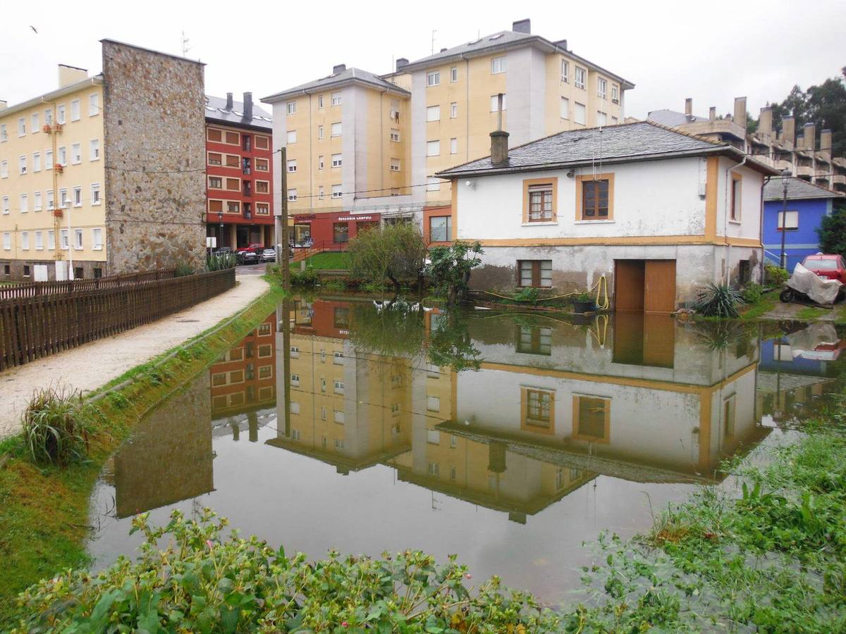 Los daños de las lluvias en el Occidente asturiano