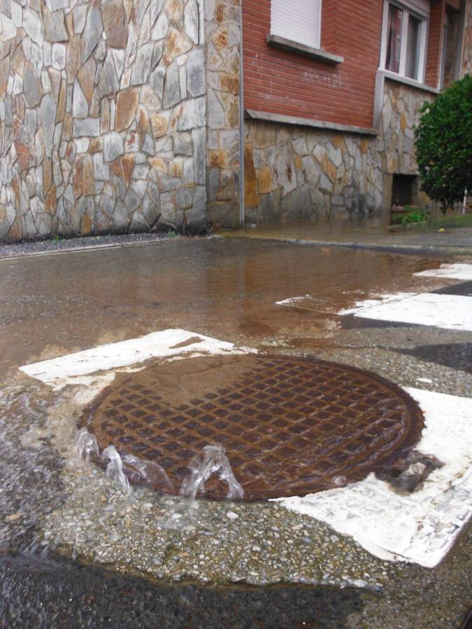 Los daños de las lluvias en el Occidente asturiano