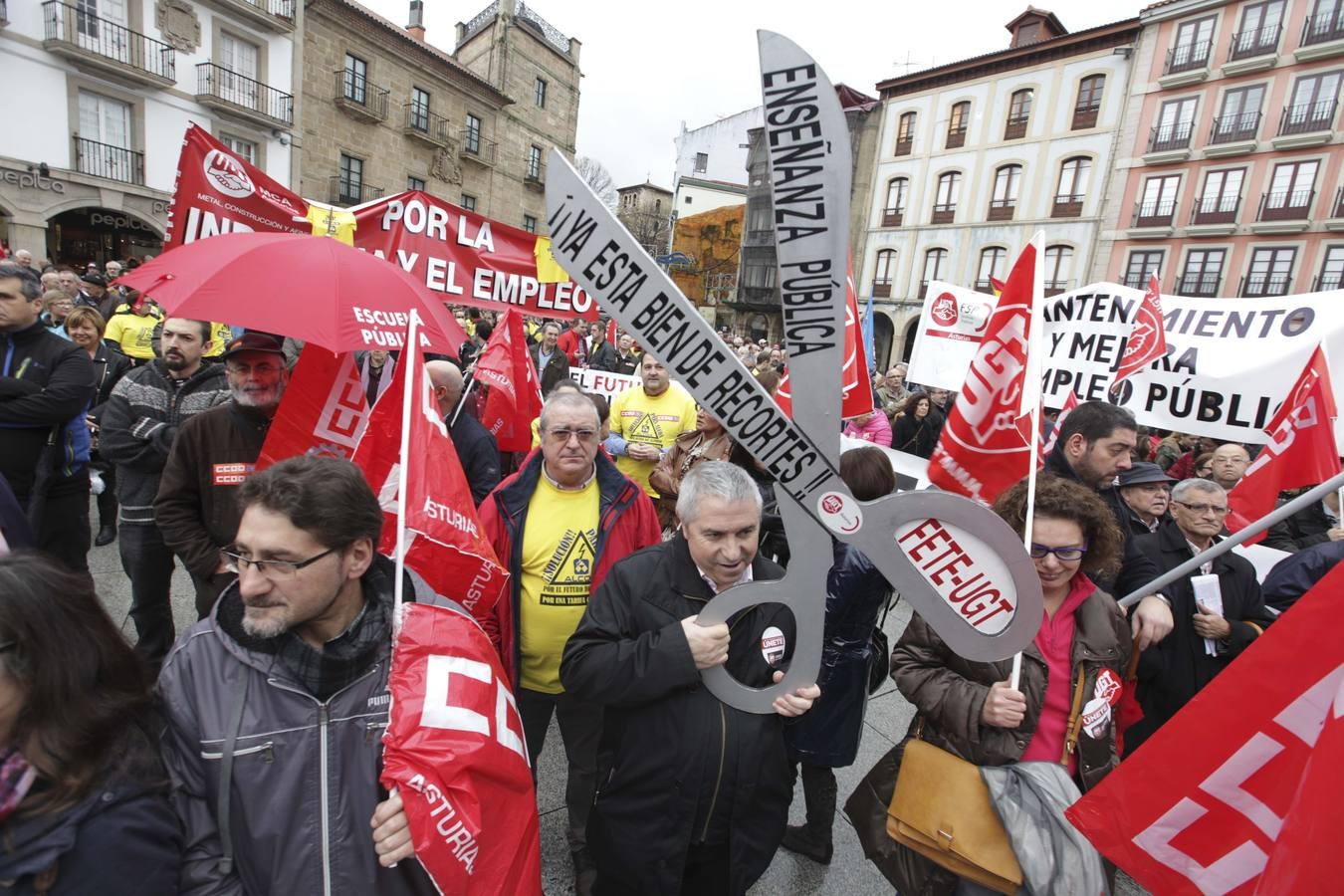 Manifestación en Avilés por los &quot;derechos y la dignidad&quot;