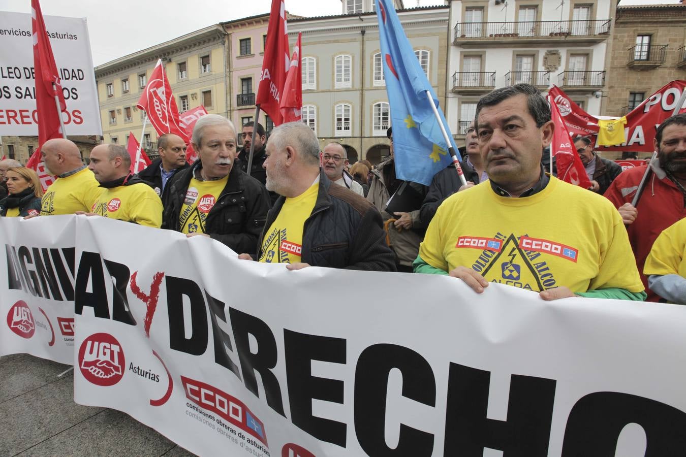 Manifestación en Avilés por los &quot;derechos y la dignidad&quot;