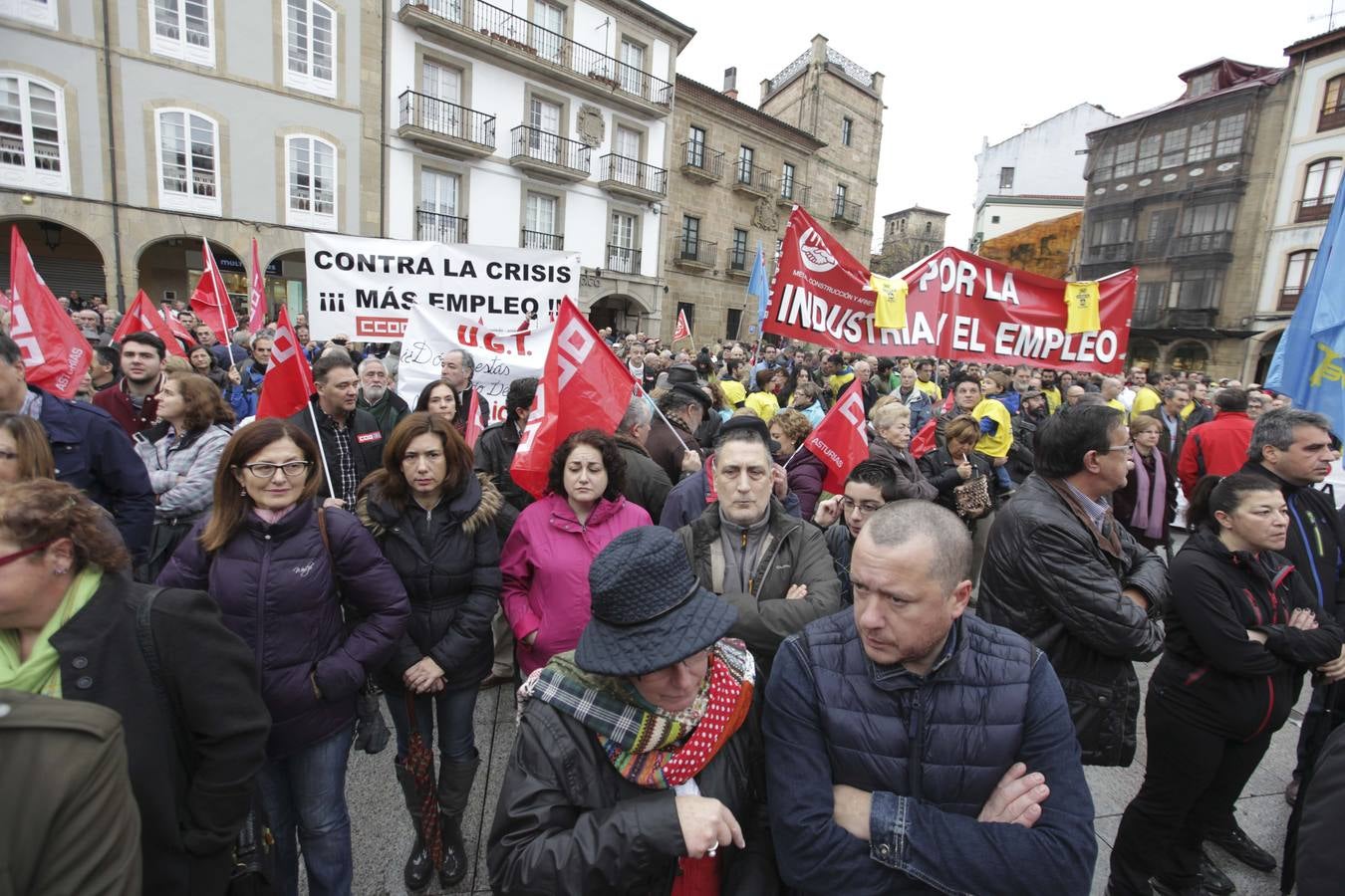 Manifestación en Avilés por los &quot;derechos y la dignidad&quot;