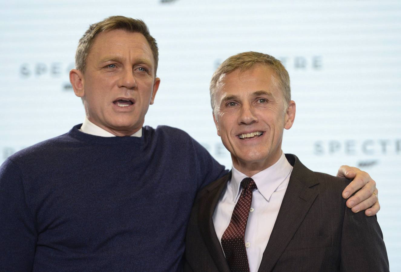 Daniel Craig y Christoph Waltz.