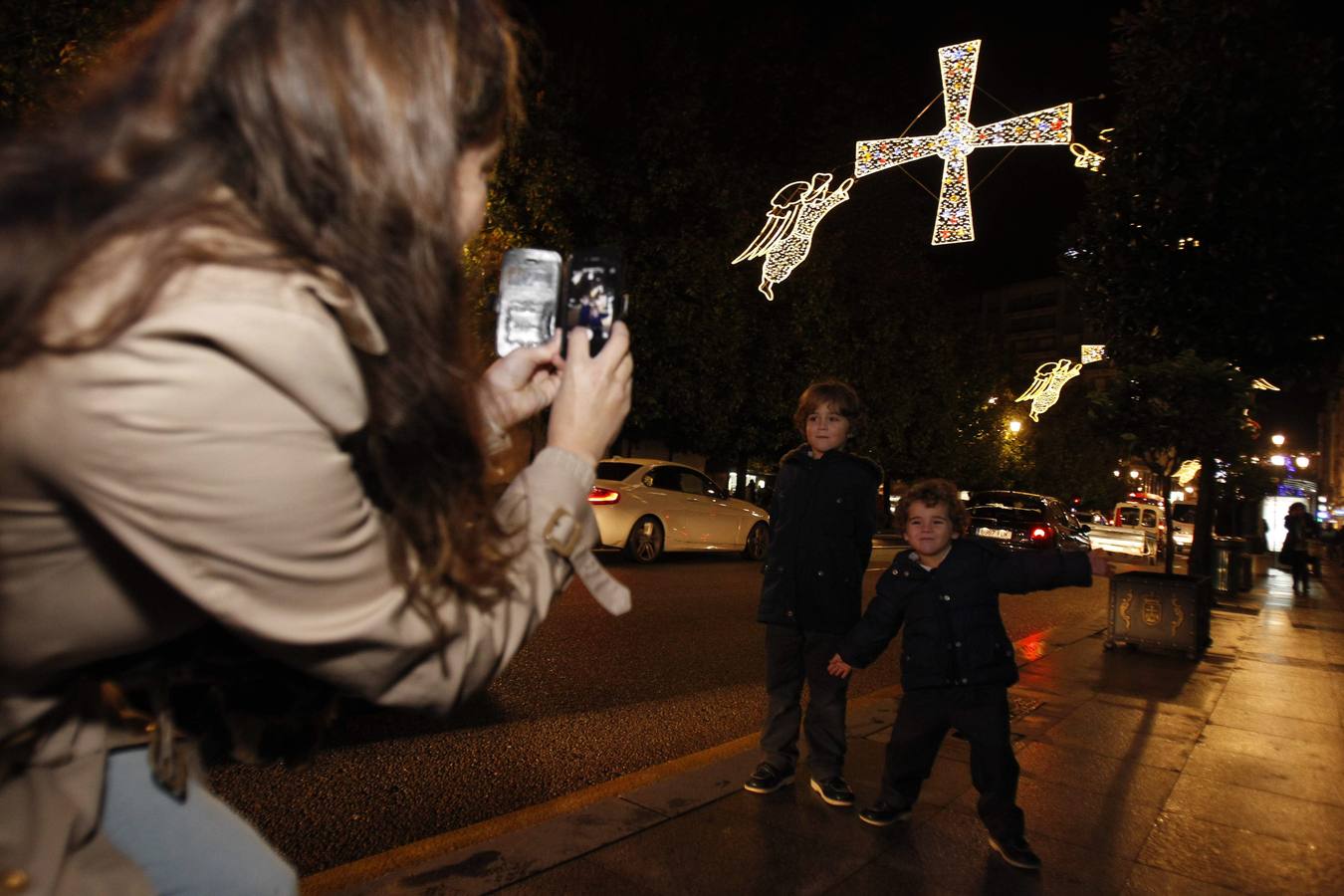 Oviedo enciende la iluminación de Navidad