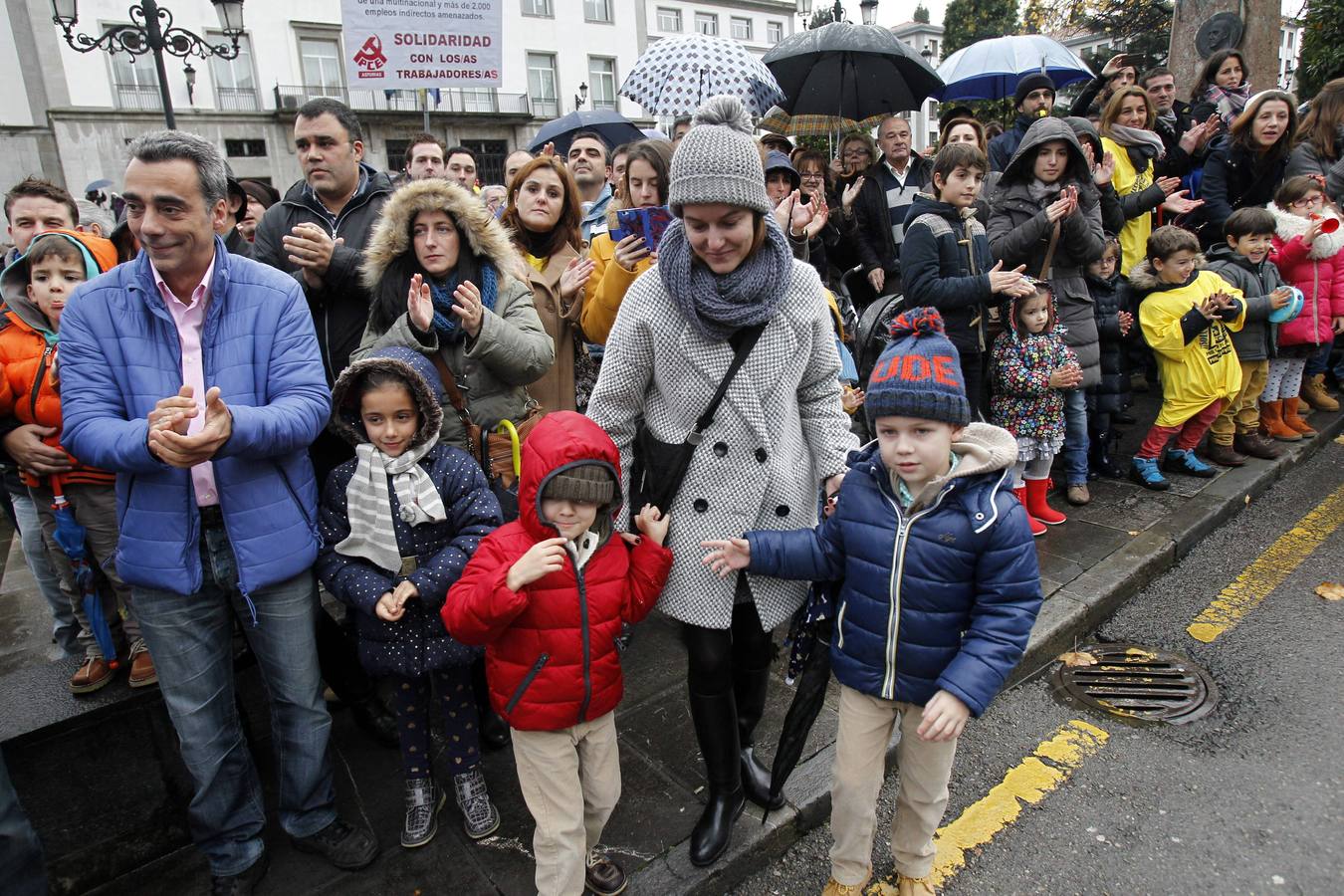 Los trabajadores de Alcoa llevan su protesta a Oviedo