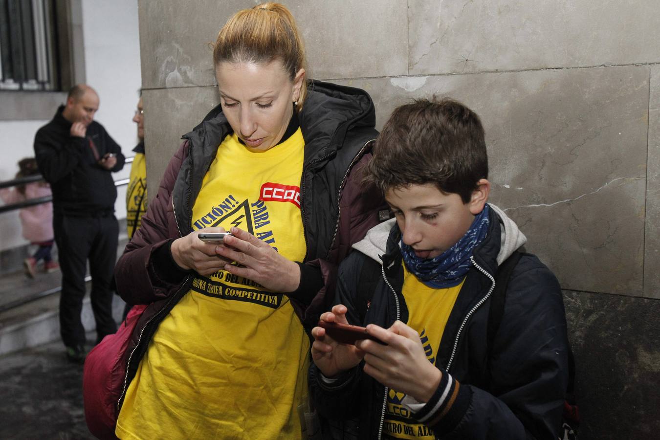 Los trabajadores de Alcoa llevan su protesta a Oviedo