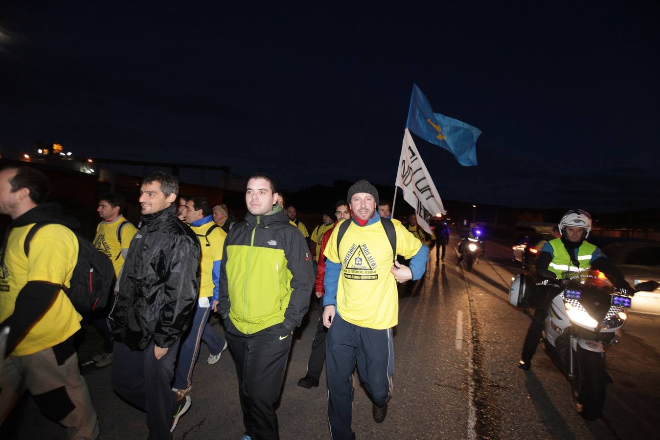 Los trabajadores de Alcoa marchan a Oviedo en defensa de sus empleos