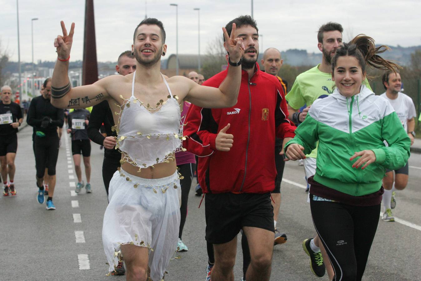 Carrera popular de Nochebuena en Gijón