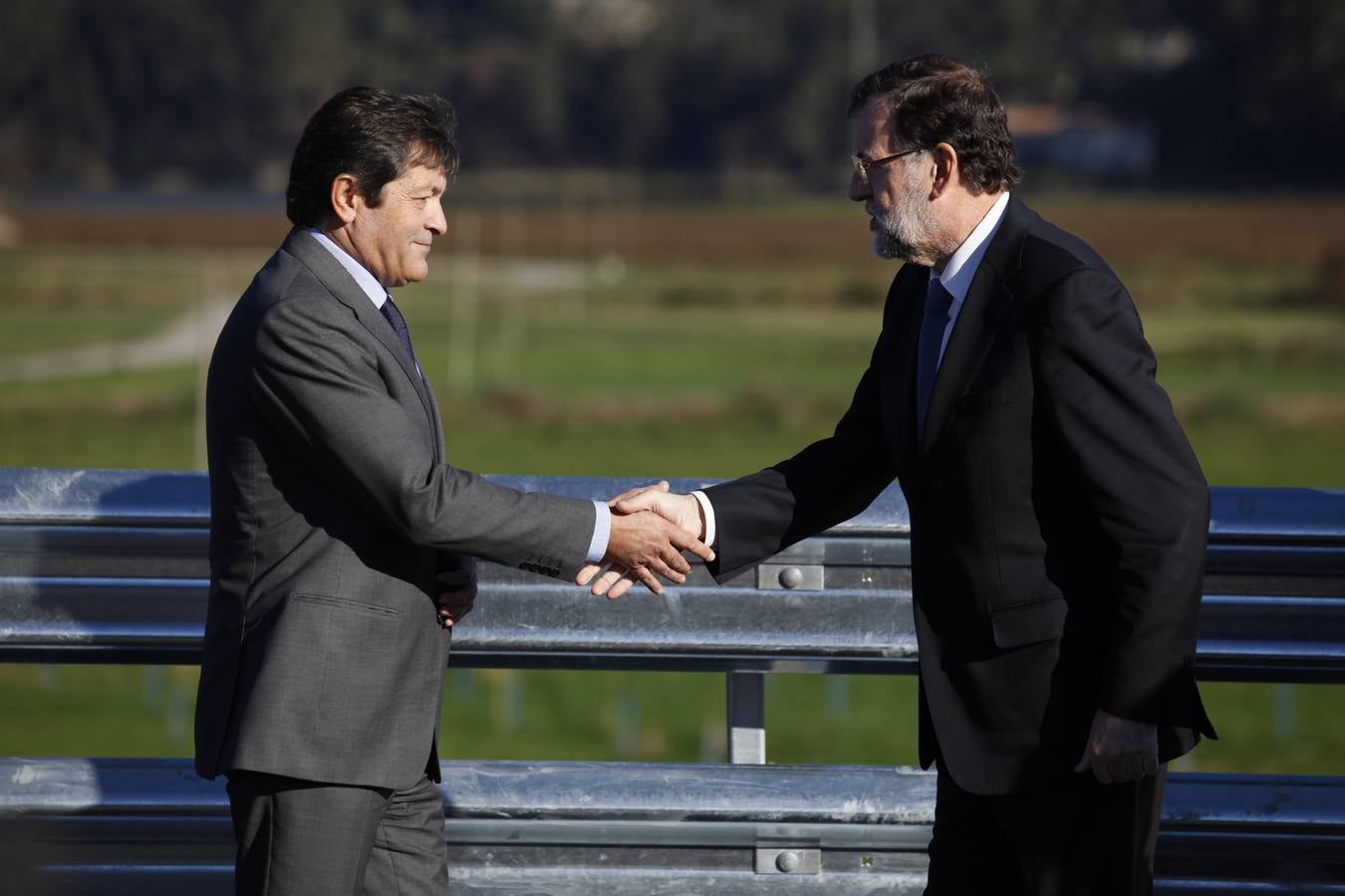 Mariano Rajoy inaugura el último tramo de la autovía del Cantábrico