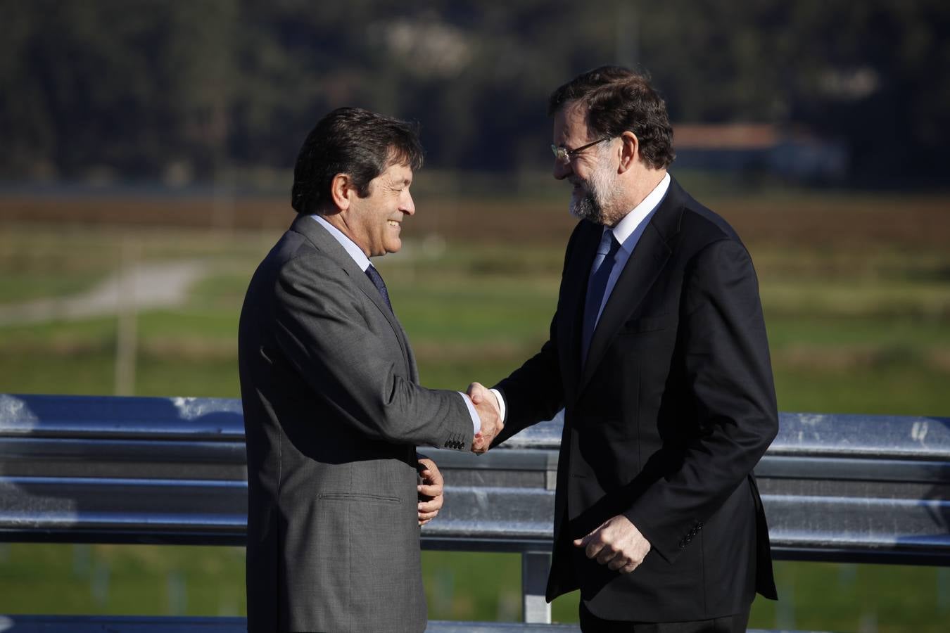 Mariano Rajoy inaugura el último tramo de la autovía del Cantábrico