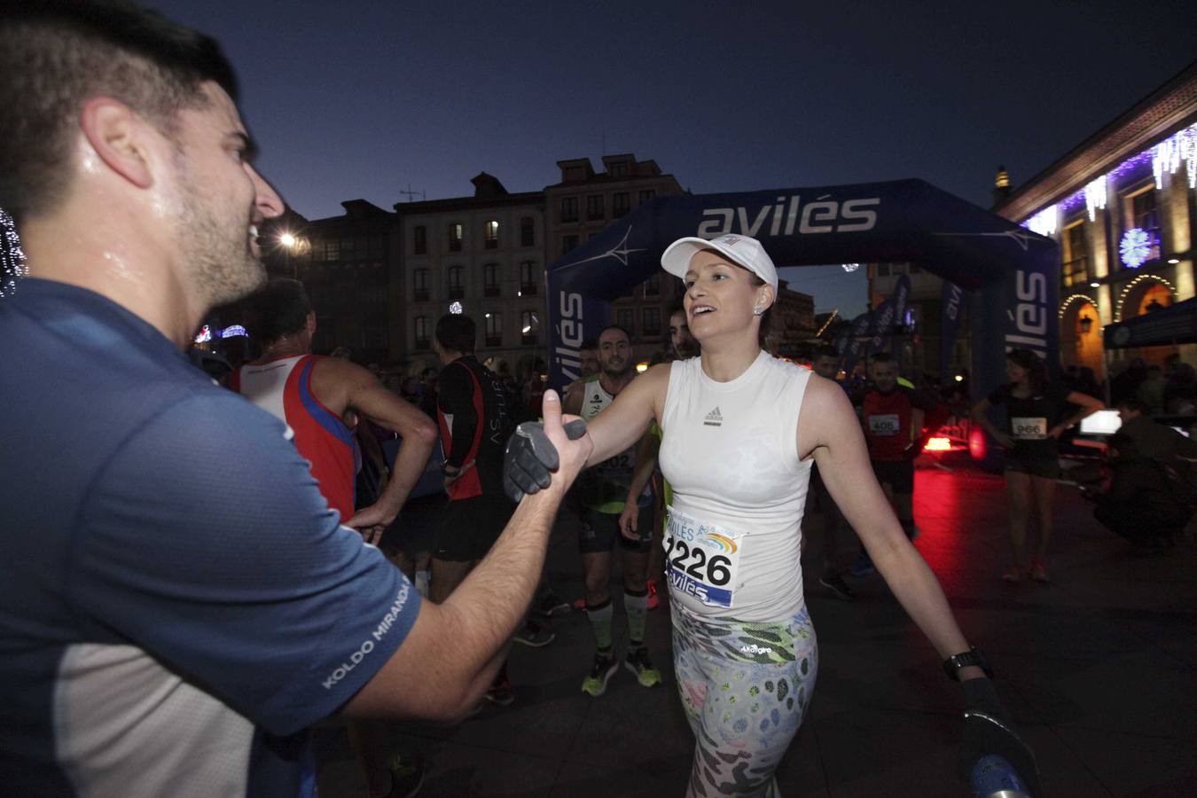 Manuel Guerreiro e Irene Alfonso, vencedores en la San Silvestre de Avilés