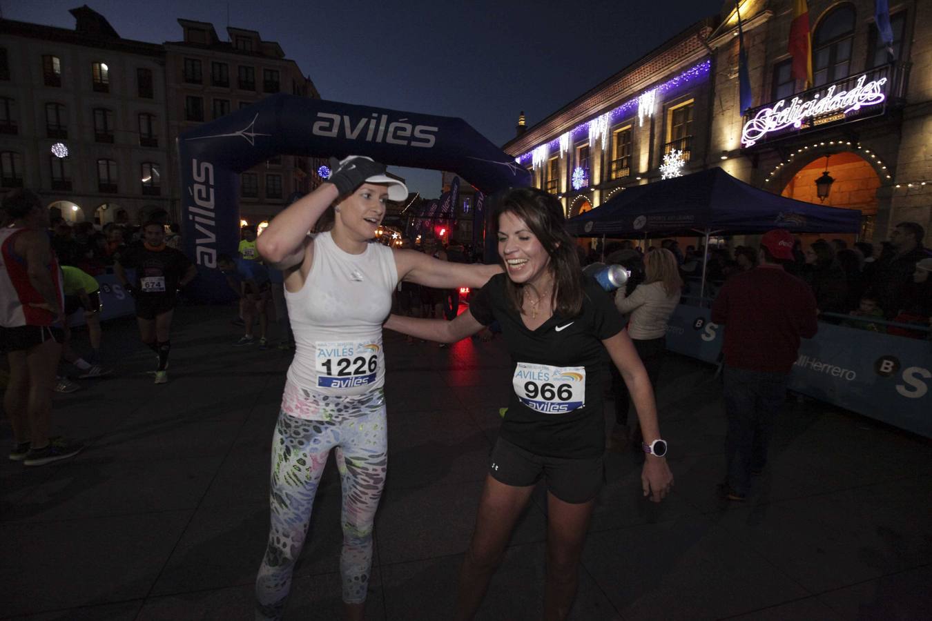 Manuel Guerreiro e Irene Alfonso, vencedores en la San Silvestre de Avilés