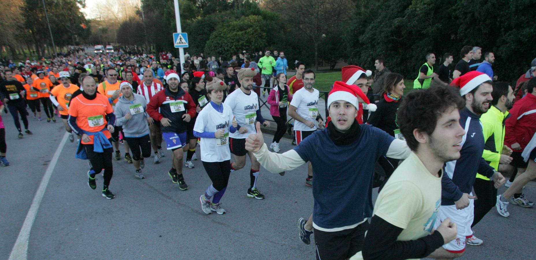 Borja García y Beatriz Álvarez ganan la San Silvestre de Gijón