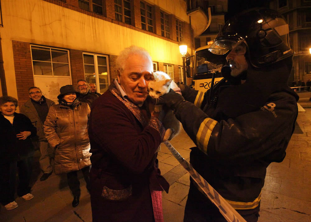 Explosión de gas en Avilés