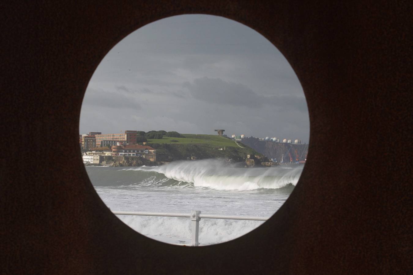 Asturias, en alerta por viento y nevadas