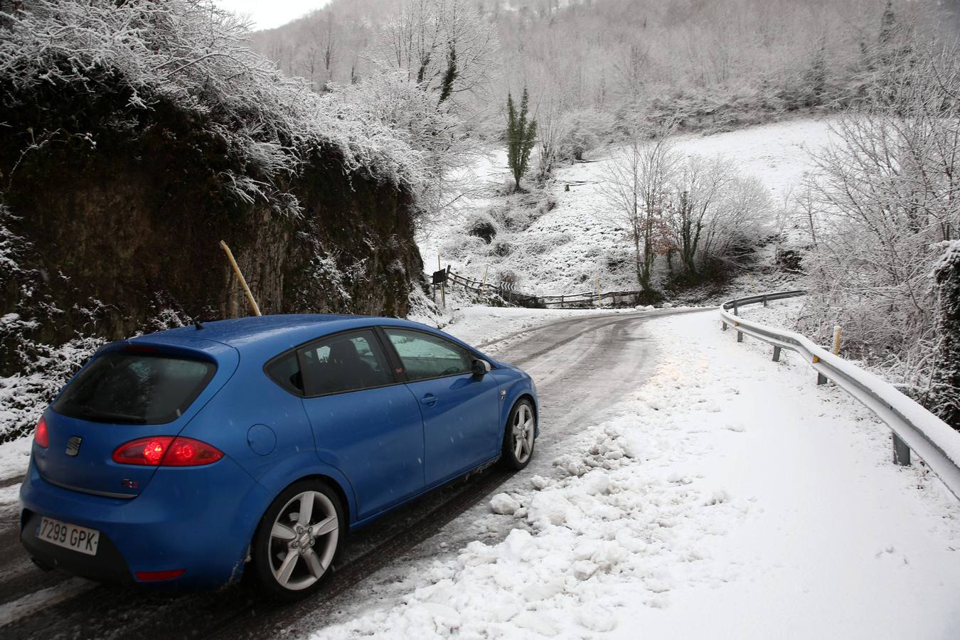 Asturias, en alerta por viento y nevadas