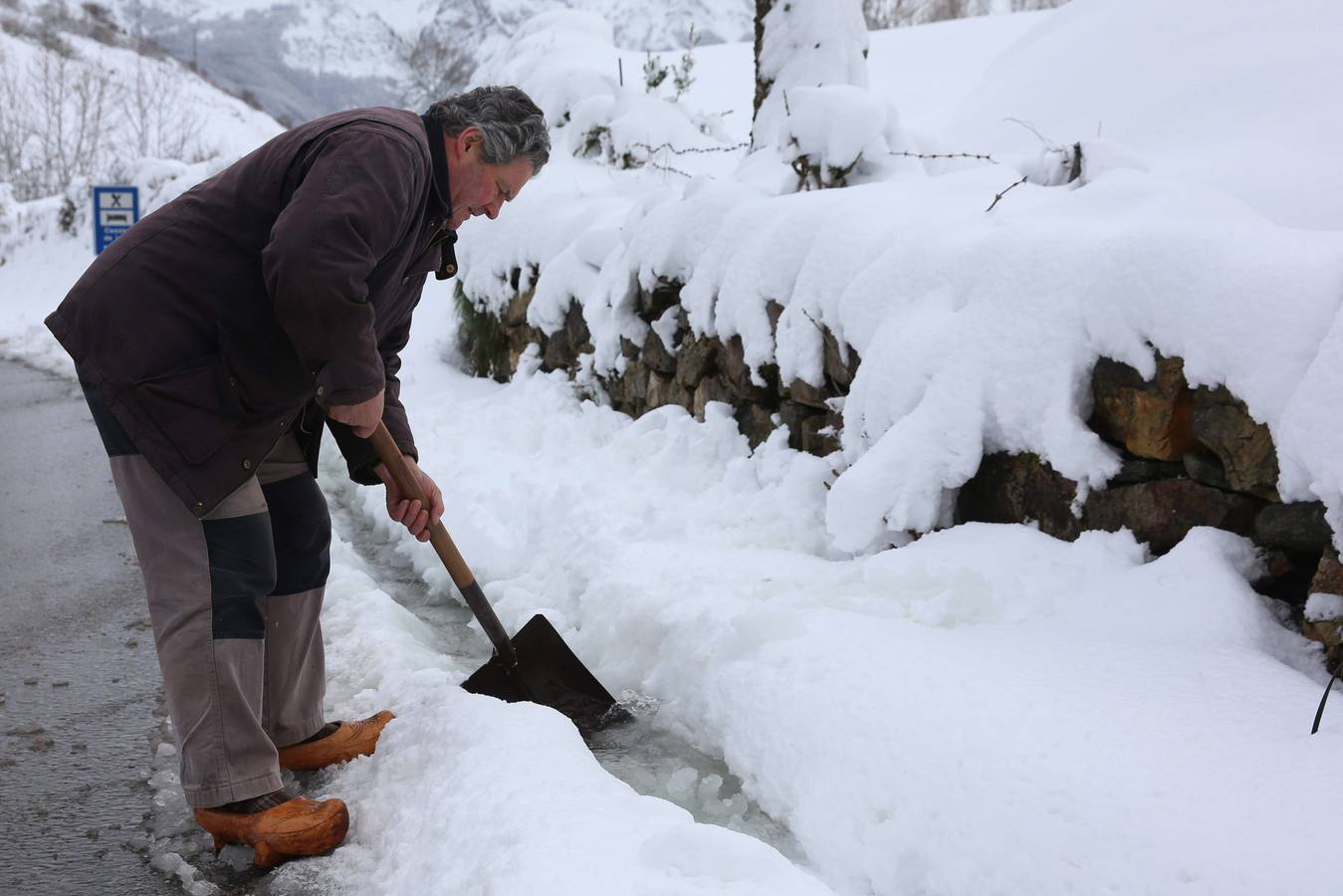 La nieve en Asturias