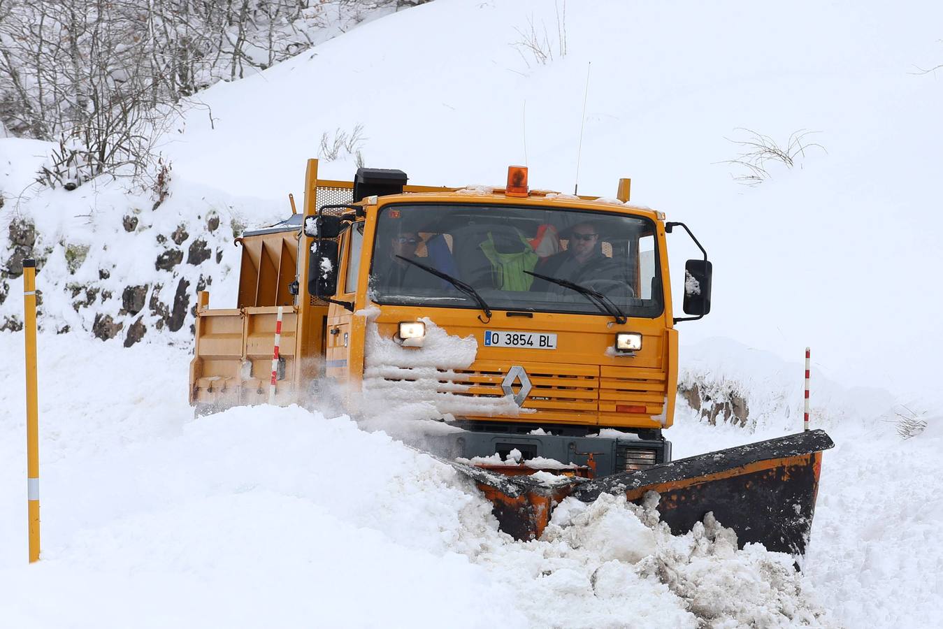 La nieve en Asturias