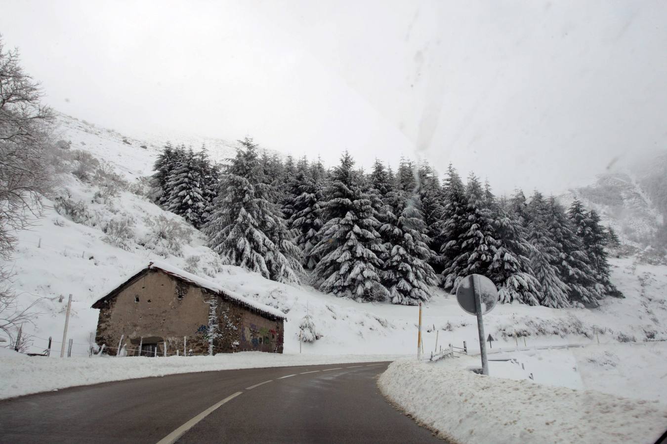 La nieve en Asturias