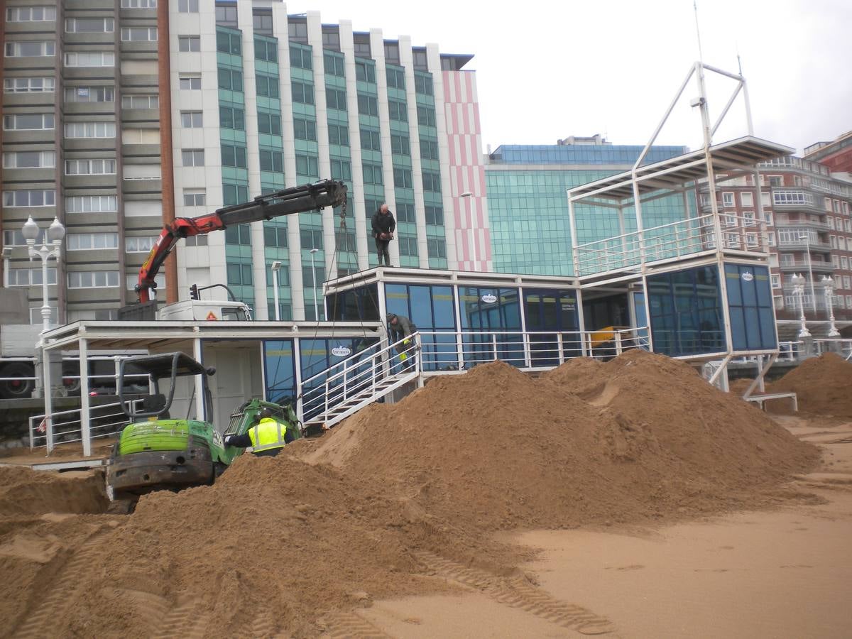 San Lorenzo tras el temporal