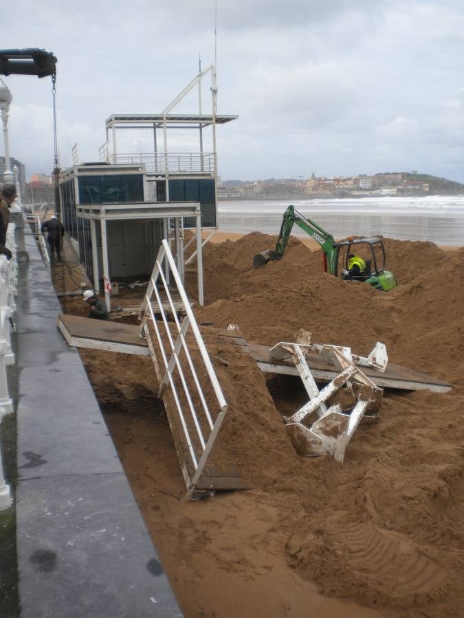 San Lorenzo tras el temporal