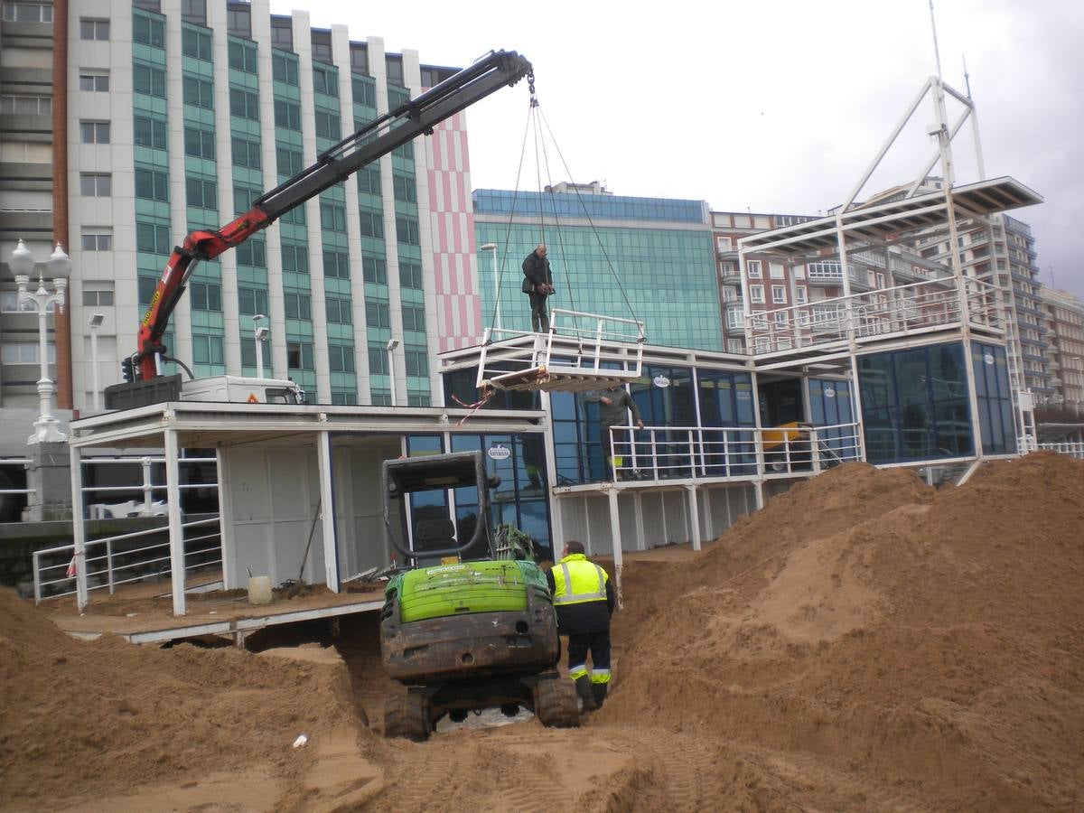 San Lorenzo tras el temporal