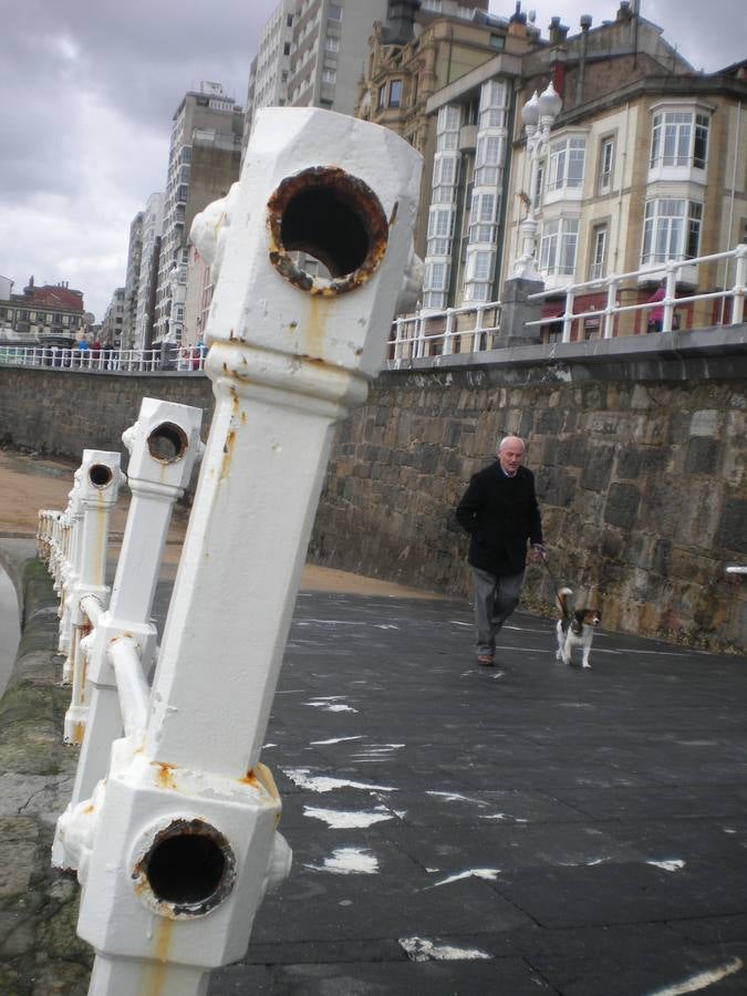 San Lorenzo tras el temporal