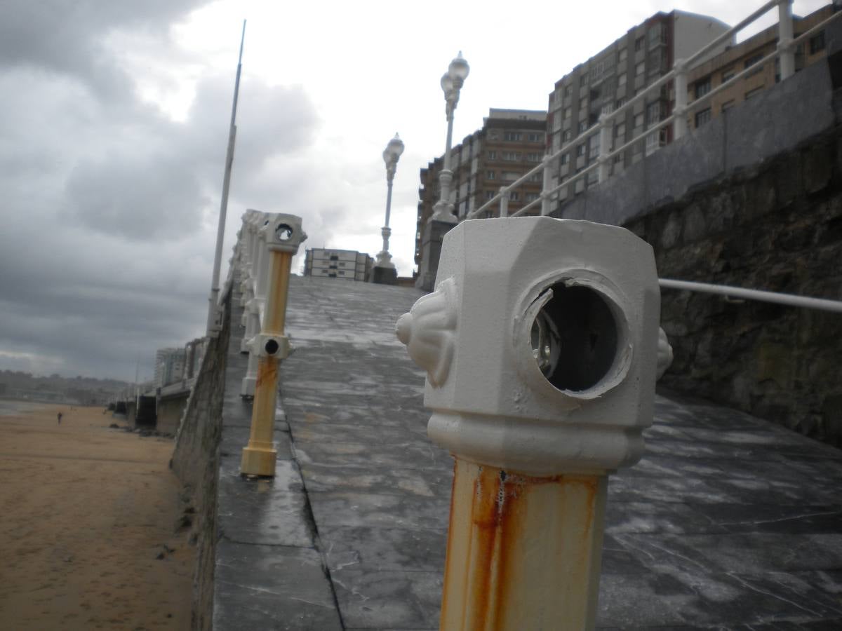 San Lorenzo tras el temporal