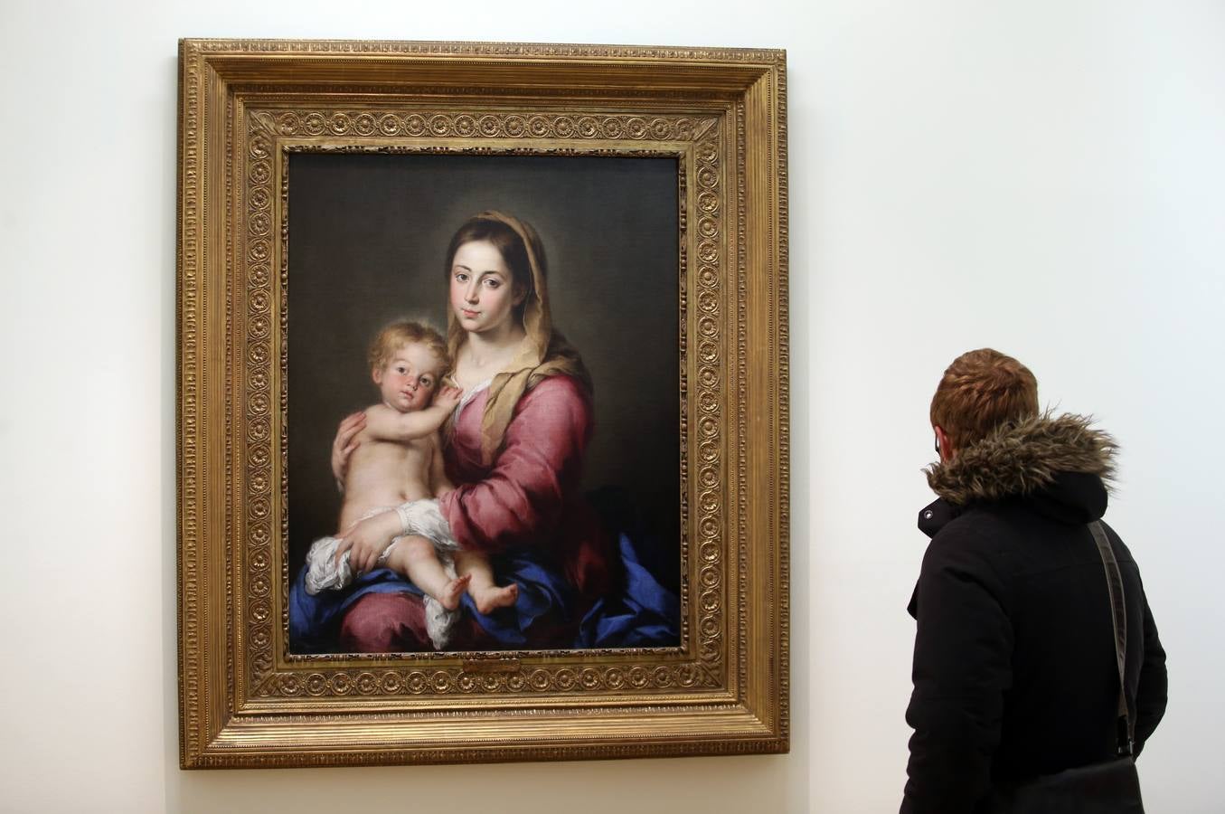 La obra &#039;Virgen con el niño&#039; de Murillo llega al Bellas Artes de Asturias