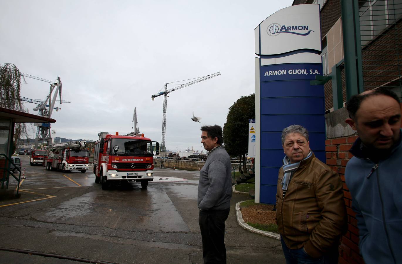 Fallece un trabajador en el Astillero Armón de Gijón