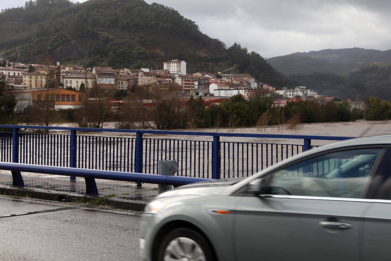 Las consecuencias del temporal en Avilés y Bajo Nalón