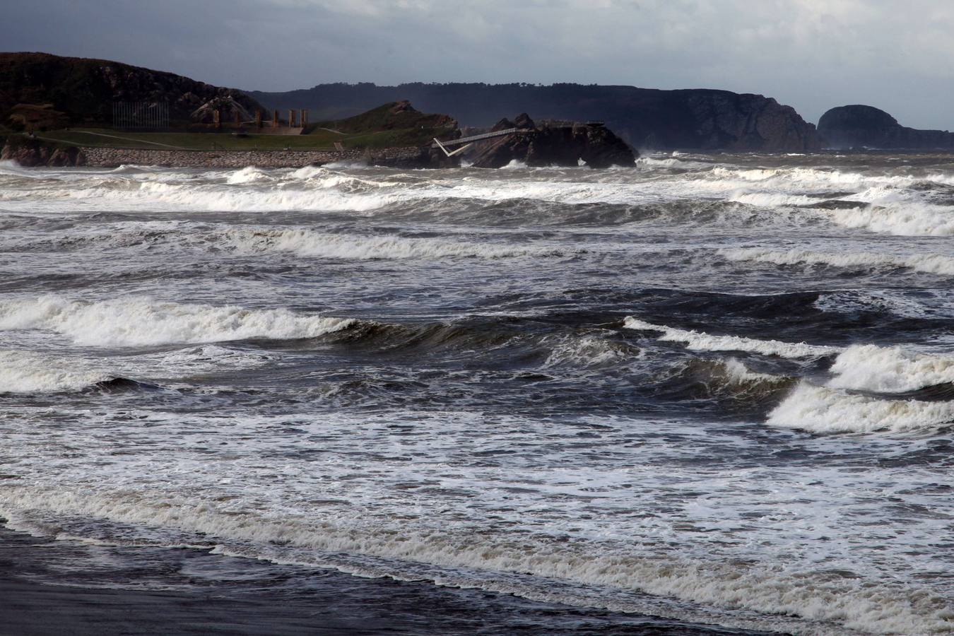 Las consecuencias del temporal en Avilés y Bajo Nalón