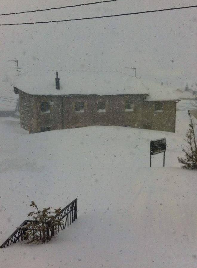 La nieve, en Asturias