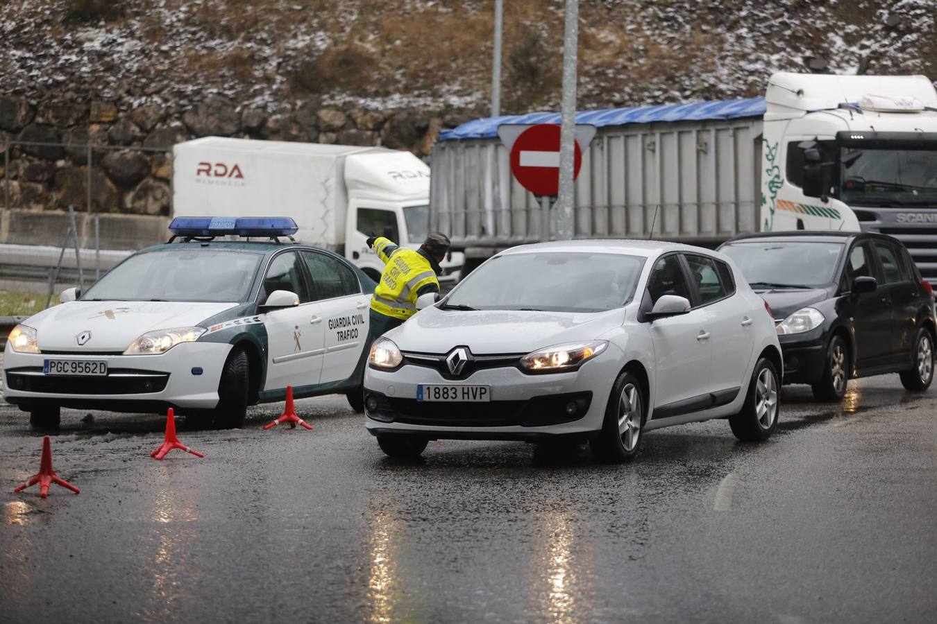 La nieve, en Asturias