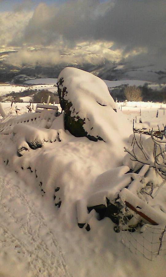La nieve, en Asturias