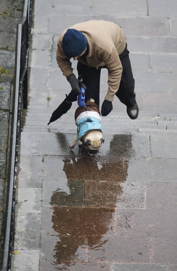 La nieve llega a Oviedo