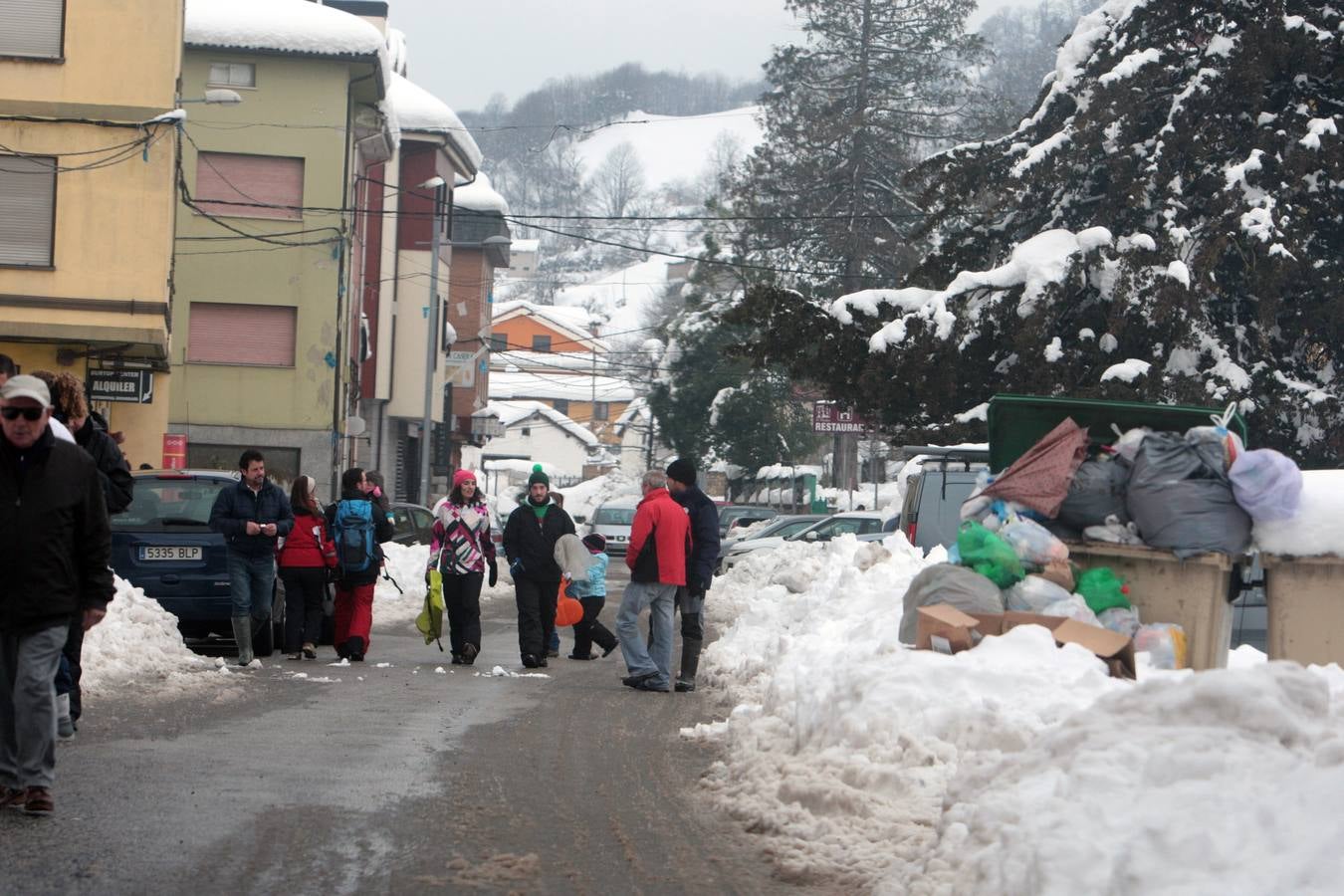 Aller se recupera tras una semana de nieve