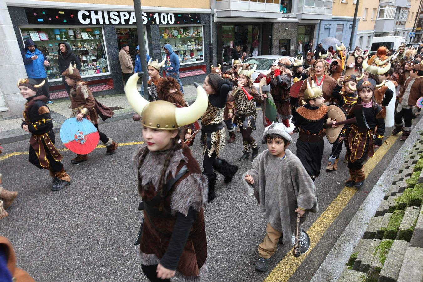 El Antroxu en los colegios y barrios de Avilés