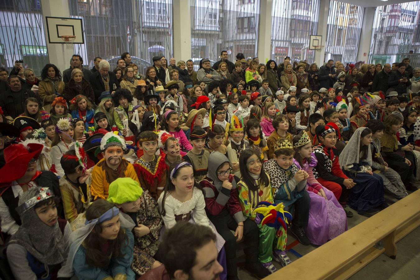 Antroxu en los colegios de Gijón