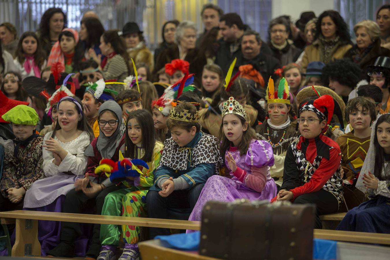 Antroxu en los colegios de Gijón