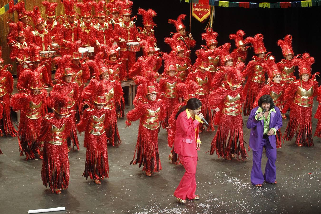 Antroxu: Concurso de charangas en el teatro Jovellanos