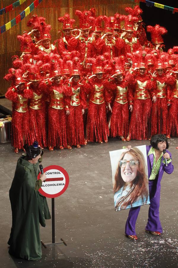 Antroxu: Concurso de charangas en el teatro Jovellanos