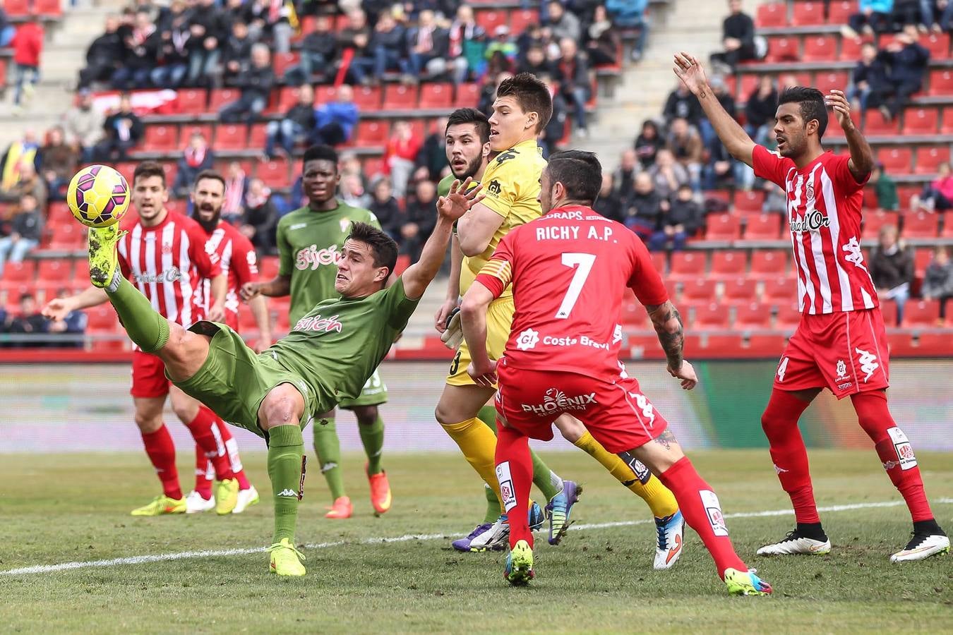 Las mejores imágenes del Girona 0 - 0 Sporting